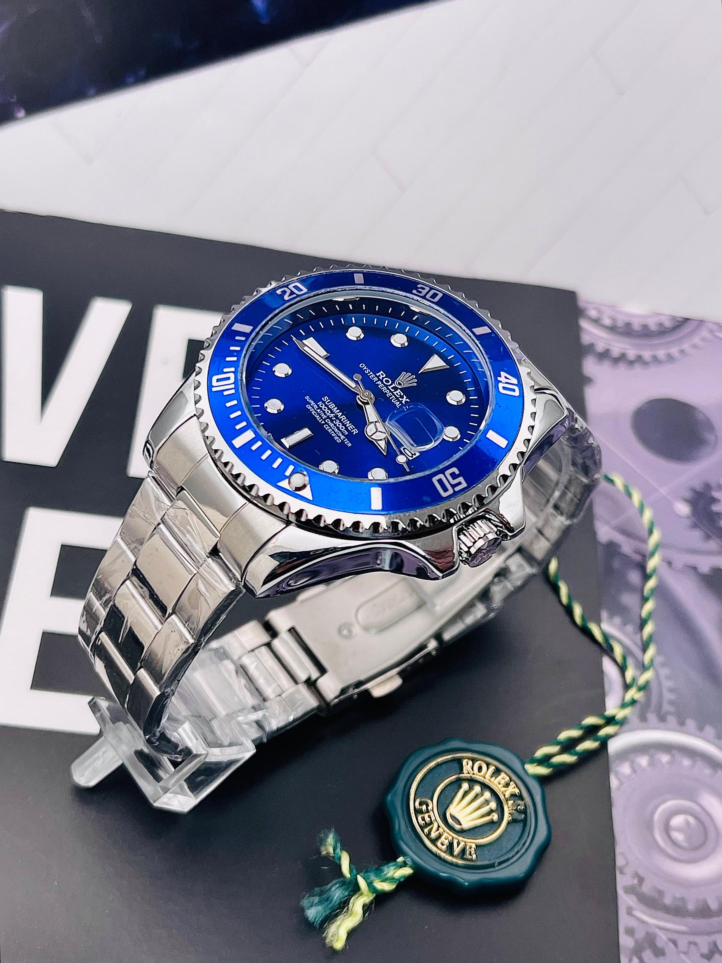 Reloj Rolex Submariner + Gafas rayban