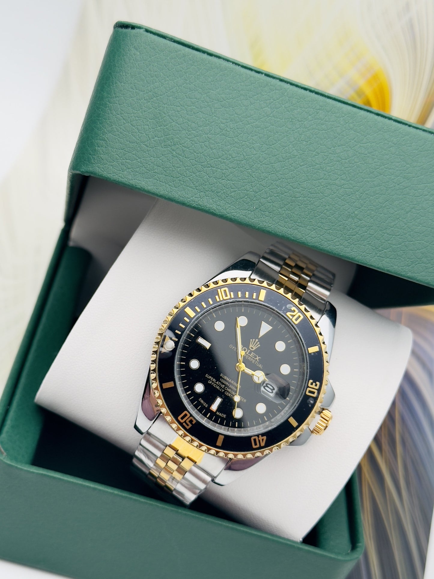 Reloj Rolex Submariner + Gafas rayban